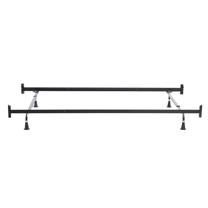 Hollywood Bed Frame Headboard & Footboard Bed Frame Twin/Full with 4-Glides