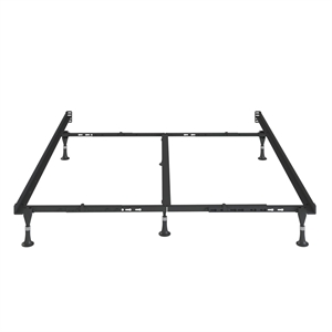 Premium Lev-R-Lock Bed Frame Twin/Full/Queen/Cal King/E. King with 6 Glides