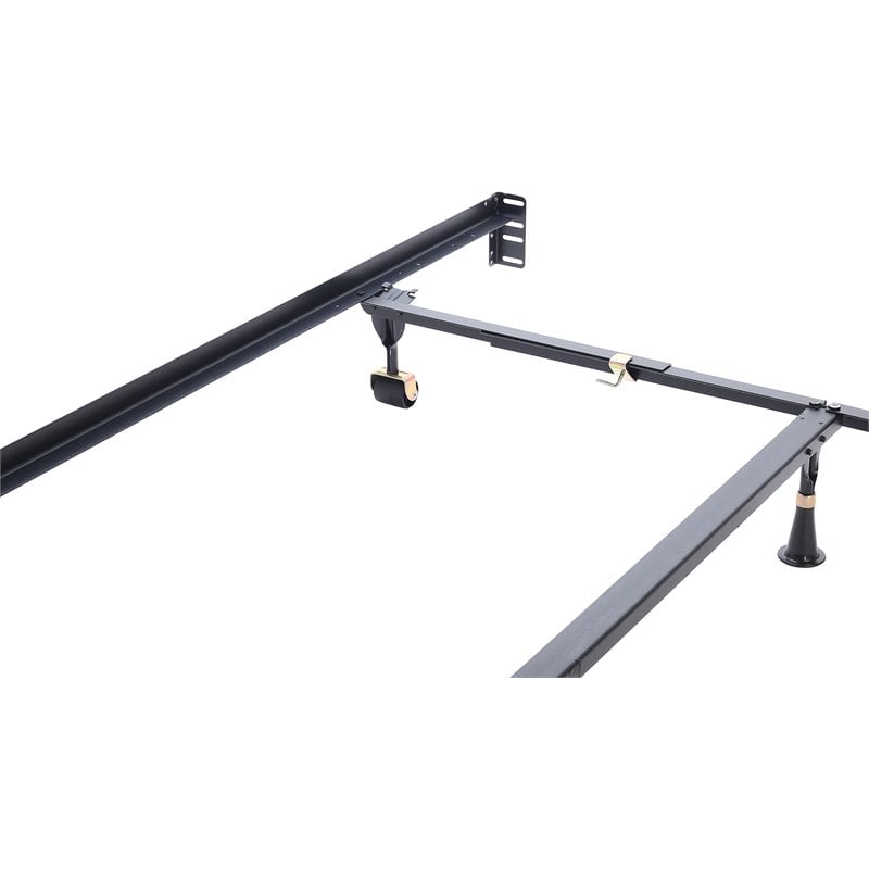 Premium Clamp Style Bed Frame Twin/Full/Queen/Cal King/E. King with 6 Legs
