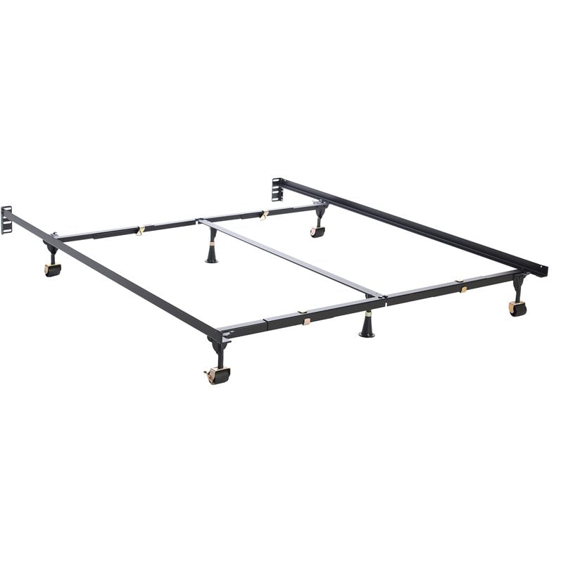 Premium Clamp Style Bed Frame Twin/Full/Queen/Cal King/E. King with 6 Legs