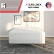 Atlas-Lock Keyhole 4-Glides Bed Frame Patent 6-415-465 B1 Twin/Full