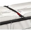 Hollywood Rollaway with Twin Memory Foam Mattress in White