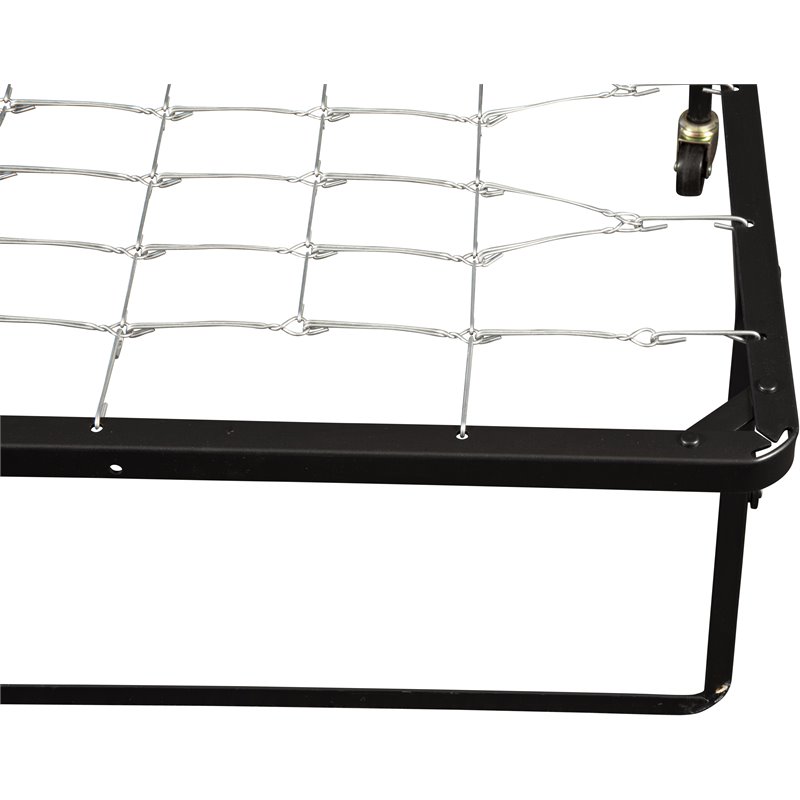 Hollywood Rollaway with Twin Memory Foam Mattress in White