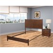 Hollywood Bed Frame Bolt On Bed Rails Twin/Full in Coffee