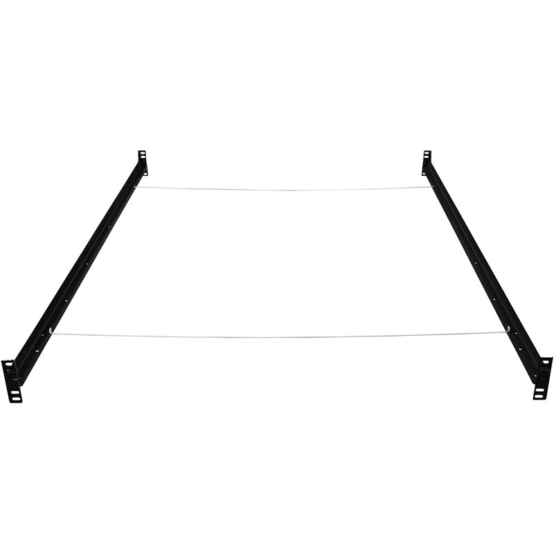 Hollywood Bed Frame Bolt On Bed Rails Twin/Full in Coffee