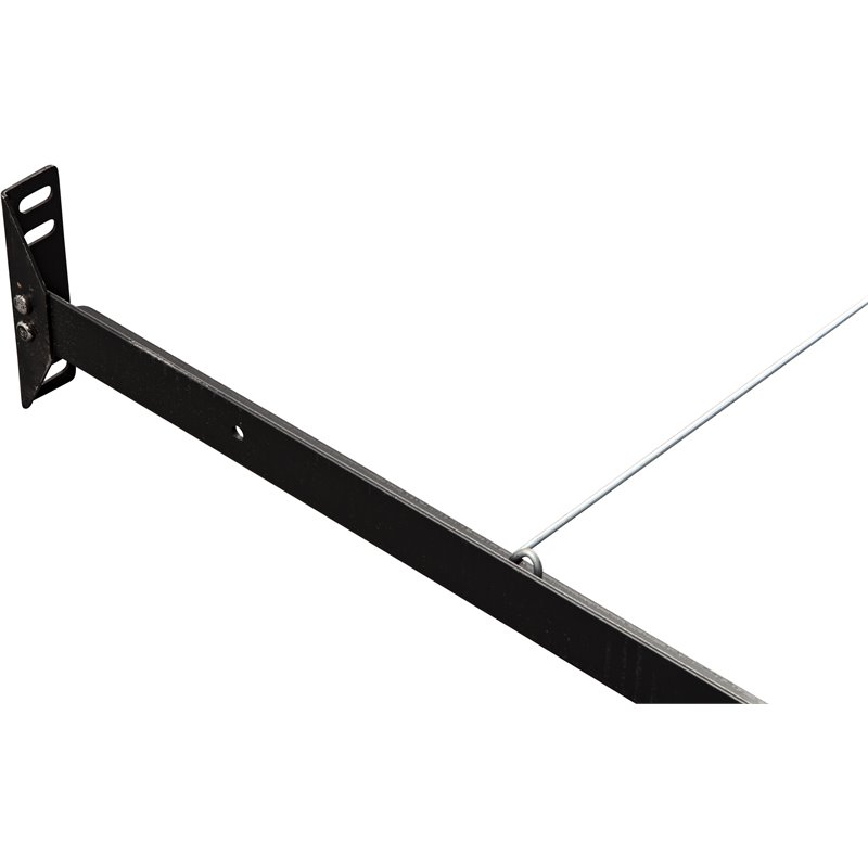 Hollywood Bed Frame Bolt On Bed Rails Twin/Full in Coffee