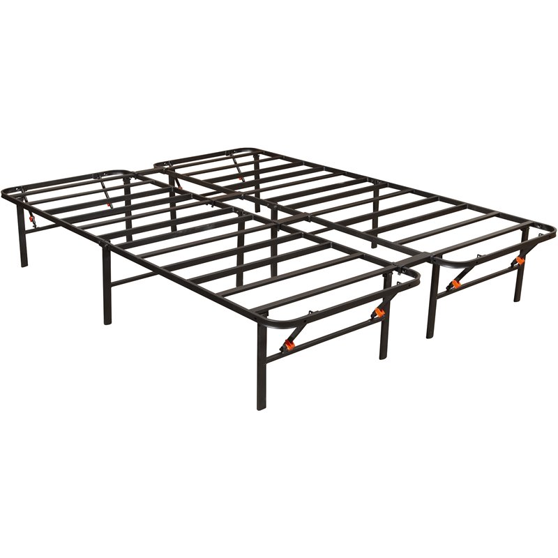 Hollywood Bed Frame Queen Bedder Base in Black
