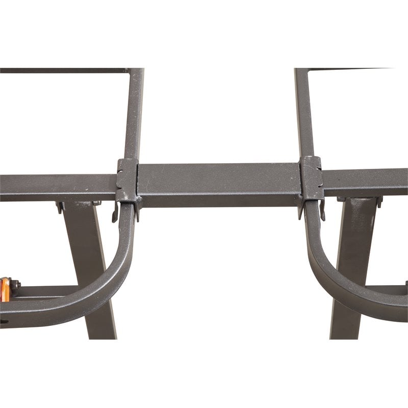 Hollywood Bed Frame King Bedder Base in Black