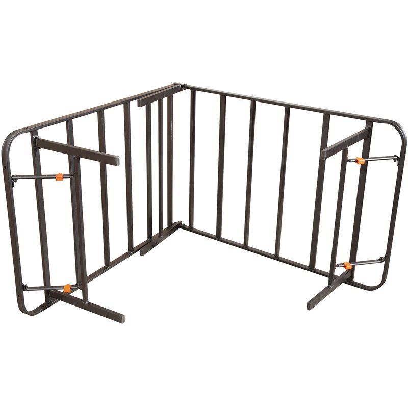 Hollywood Bed Frame Twin Bedder Base in Black