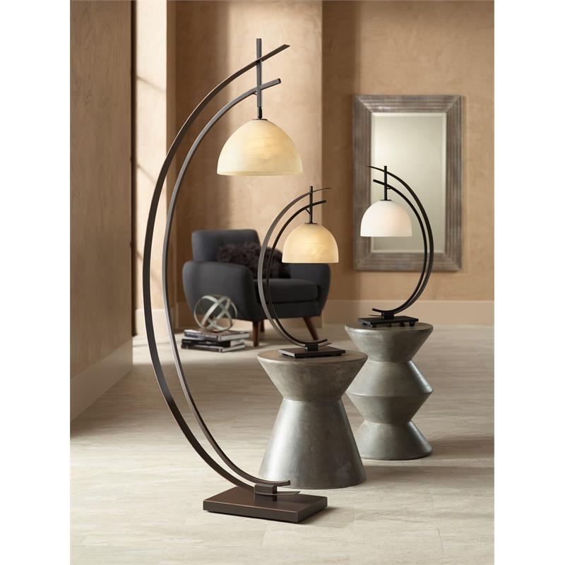 crescent floor lamp