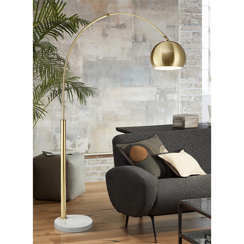 pacific coast basque arc floor lamp