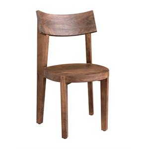 Treasure Trove Arcadia Vinegar Brown Wood Dining Chairs - Set of 2