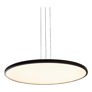 VONN Salm 24&quot ETL Certified Integrated LED Disc Chandelier in Black
