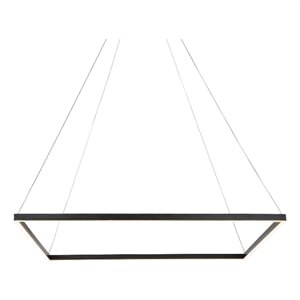VONN Atria 39&quot Adjustable ETL Certified Integrated LED Chandelier in Black