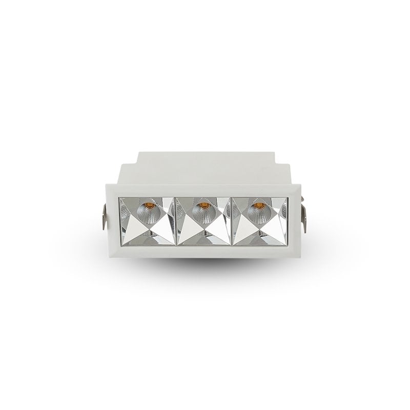 VONN 3-light Aluminum ETL Commercial Grade LED Recessed Downlight w/ Trim White