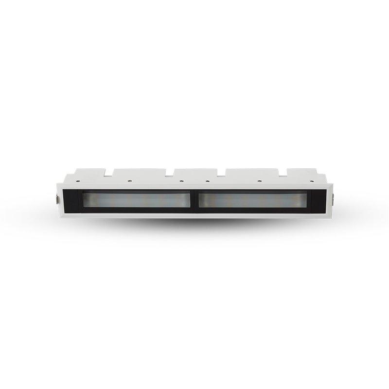 vonn 12.5&quot aluminum etl commercial grade led recessed wall washer w/ trim white