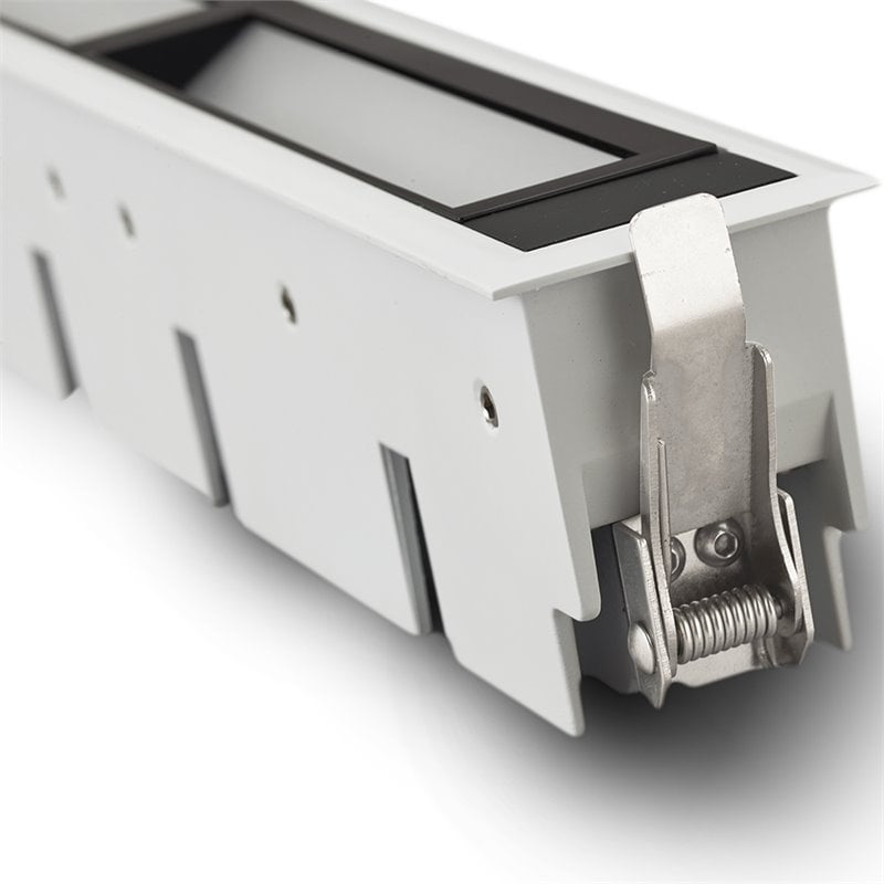 vonn 12.5&quot aluminum etl commercial grade led recessed wall washer w/ trim white