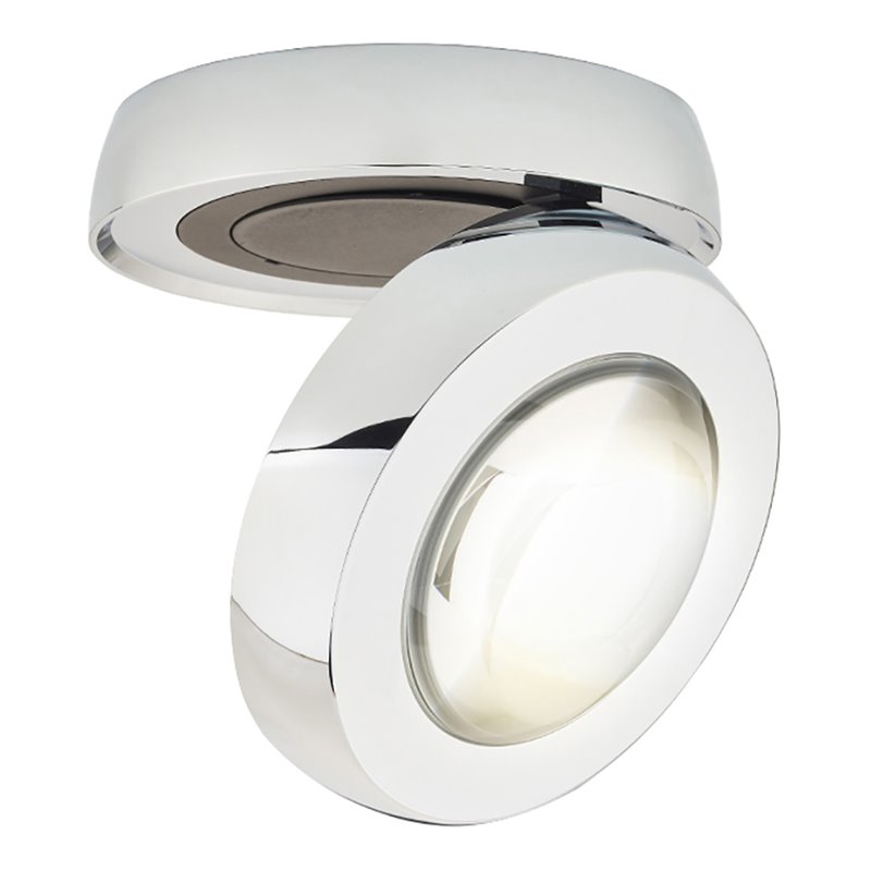 VONN Adjustable ETL Commercial Grade IC Rated LED Wall/Ceiling Mount in Chrome