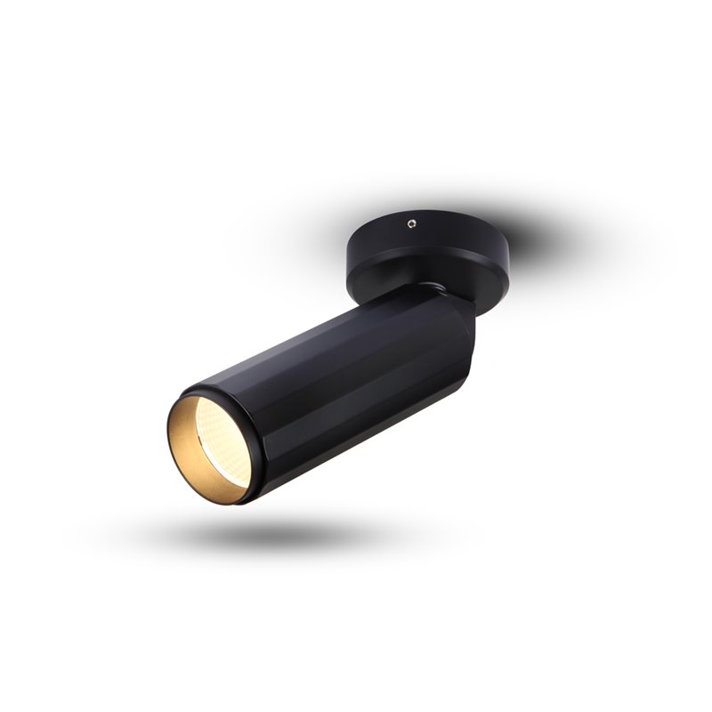 VONN Adjustable ETL Commercial Grade LED Surface Mounted Spotlight in Black