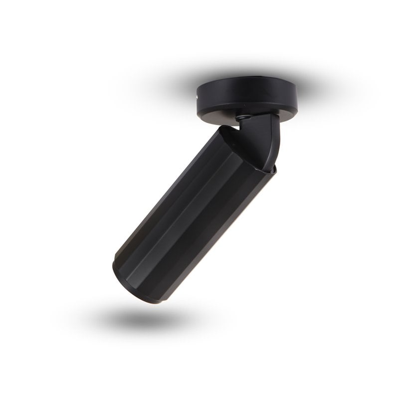 VONN Adjustable ETL Commercial Grade LED Surface Mounted Spotlight in Black