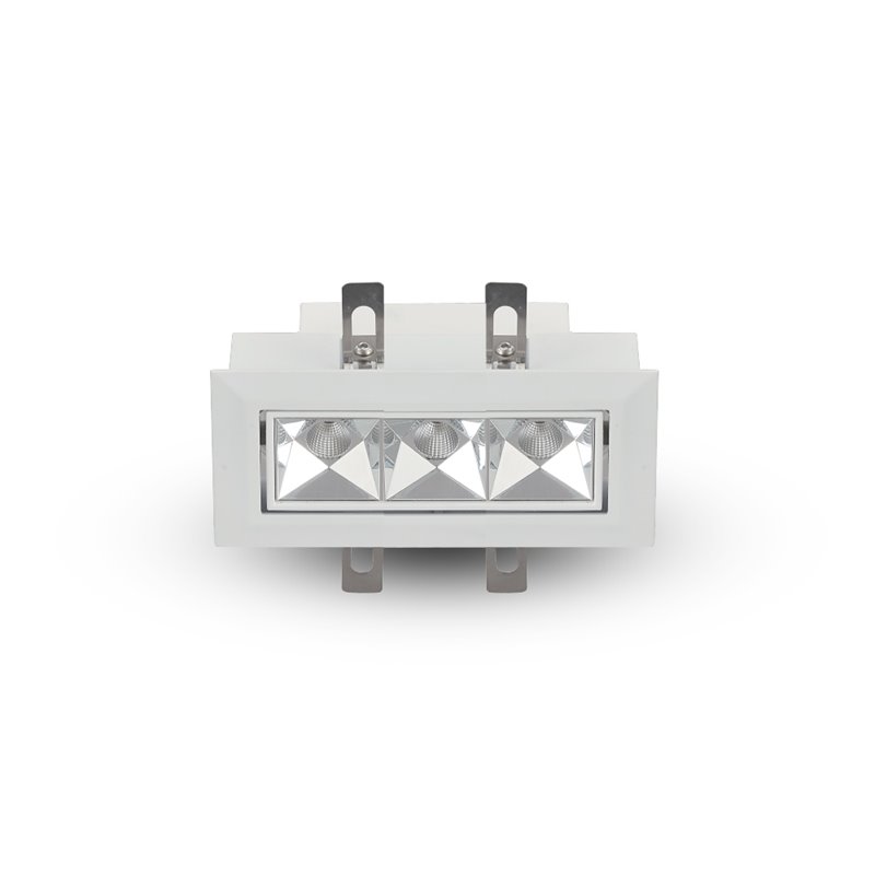 VONN 3-light Adjustable ETL Commercial Grade LED Recessed Downlight w/Trim White