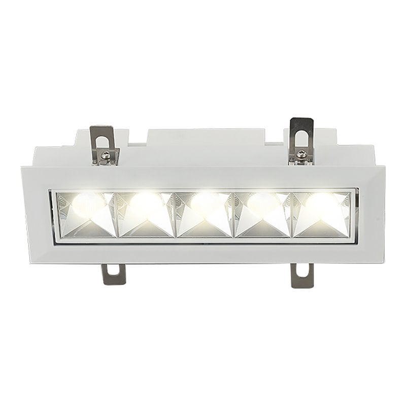 VONN 5-light Adjustable ETL Commercial Grade LED Recessed Downlight w/Trim White