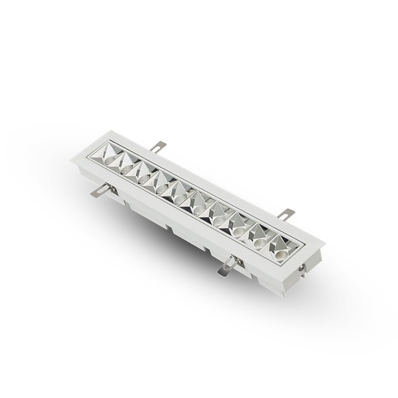 VONN Adjustable ETL Commercial Grade LED Recessed Downlight w/ Trim in White