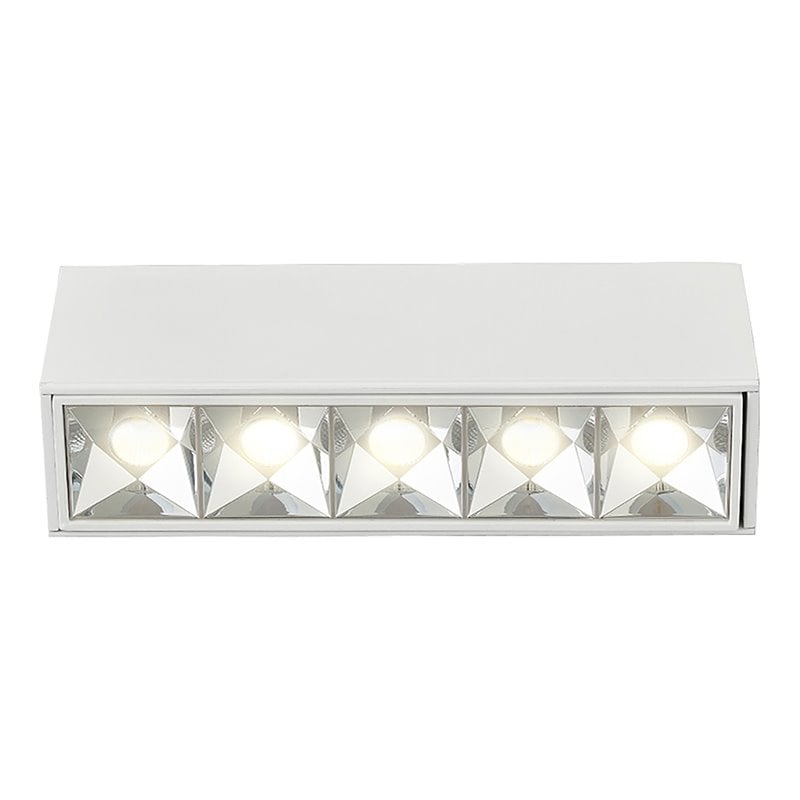 VONN 5-light ETL Commercial Grade LED Surface Mounted Downlight in White