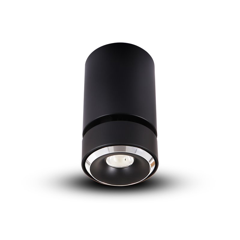 VONN Adjustable ETL Commercial Grade LED Surface Mounted Downlight in Black
