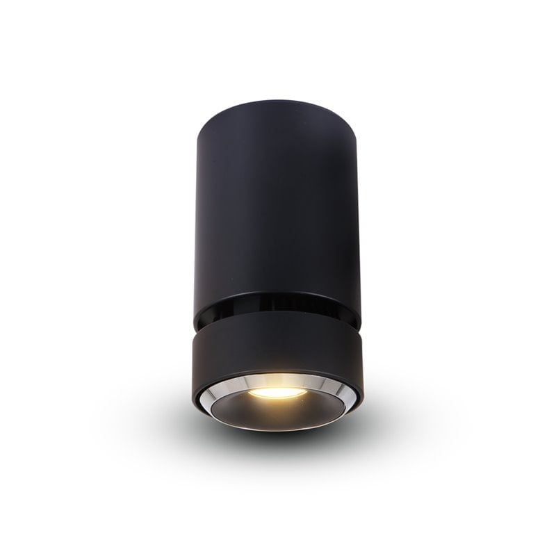 VONN Adjustable ETL Commercial Grade LED Surface Mounted Downlight in Black