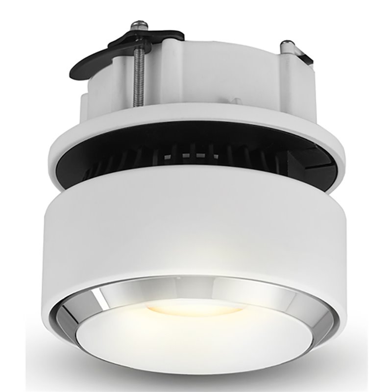 VONN Adjustable Aluminum ETL Commercial Grade LED Flush Mounted Downlight White