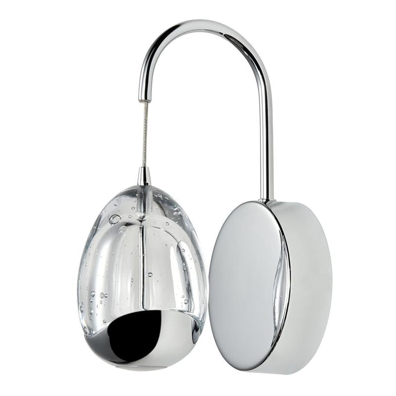 Venezia Integrated LED ETL Certified Wall Sconce Lighting in Polished Chrome