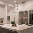 VONN Amalfi Integrated LED ETL Certified Aluminum Chandelier - Polished Chrome