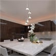 VONN Amalfi Integrated LED ETL Certified Aluminum Chandelier - Polished Chrome