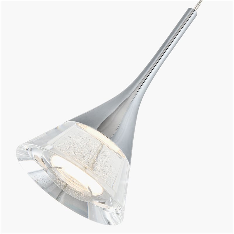 VONN Amalfi Integrated LED ETL Certified Aluminum Chandelier - Polished Chrome