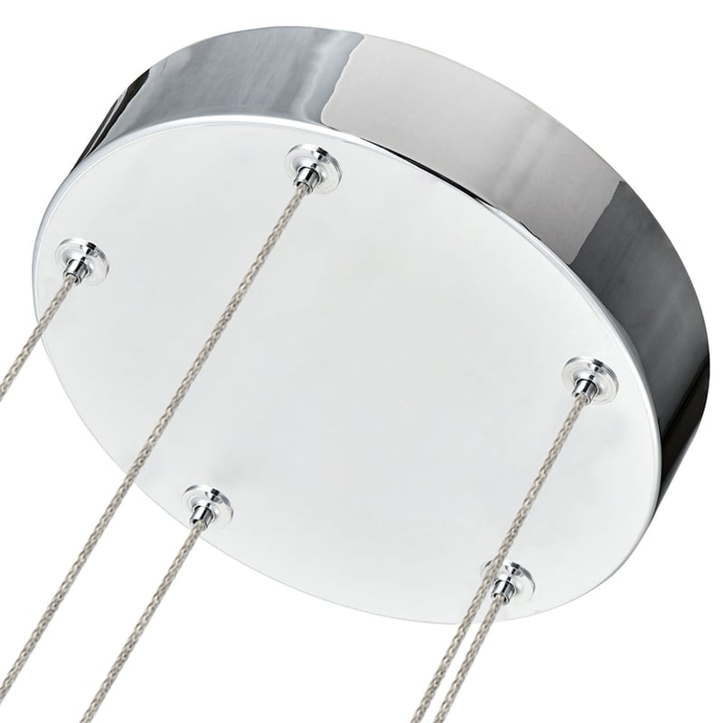 VONN Amalfi Integrated LED ETL Certified Aluminum Chandelier - Polished Chrome