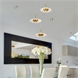 VONN Ferrara Height Adjustable ETL Certified Integrated LED Pendant in AB
