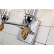 Lucas McKearn Felice 2-light Gold Flame-shaped Bath Vanity Light in Chrome