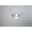 Lucas McKearn Felice 2-light Gold Acorn-shaped Bath Vanity Light in Chrome