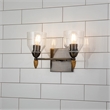 Lucas McKearn Felice 2-light Acorn-shaped Metal Bath Vanity Light in Dark Bronze