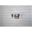 Lucas McKearn Felice 2-light Acorn-shaped Metal Bath Vanity Light in Dark Bronze