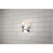Lucas McKearn Vetiver 1-light Gold Acorn-shaped Bath Vanity Light in Chrome