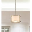 Lucas McKearn Lemuria 1-light Transitional Metal Mini Pendant in Silver Leaf