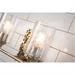 Lucas McKearn Mosaic 2-light Metal Bath Vanity Light in Antique Silver