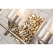 Lucas McKearn Mosaic 3-light Metal Bath Vanity Light in Antique Silver