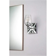 Lucas McKearn Epsilon 1-light Metal Bath Vanity Light in Polished Chrome