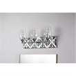 Lucas McKearn Epsilon 3-light Metal Bath Vanity Light in Polished Chrome