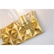 Lucas McKearn Alpha 2-light Metal Bath Vanity Light in Aged Brass