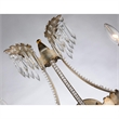 Lucas McKearn 2-Light Traditional Metal Sconce in Distressed Silver/Gold