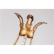 Lucas McKearn Monteleone 2-Light Metal Sconce with Crystal Beading in Gold